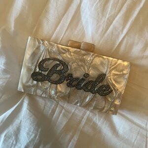 Bride clutch bag